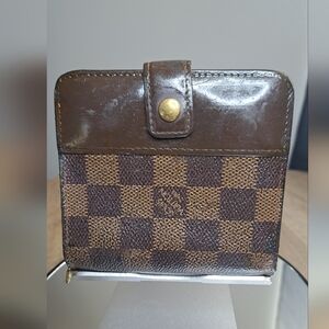 Louis Vuitton Damier Ebene Compact Wallet
